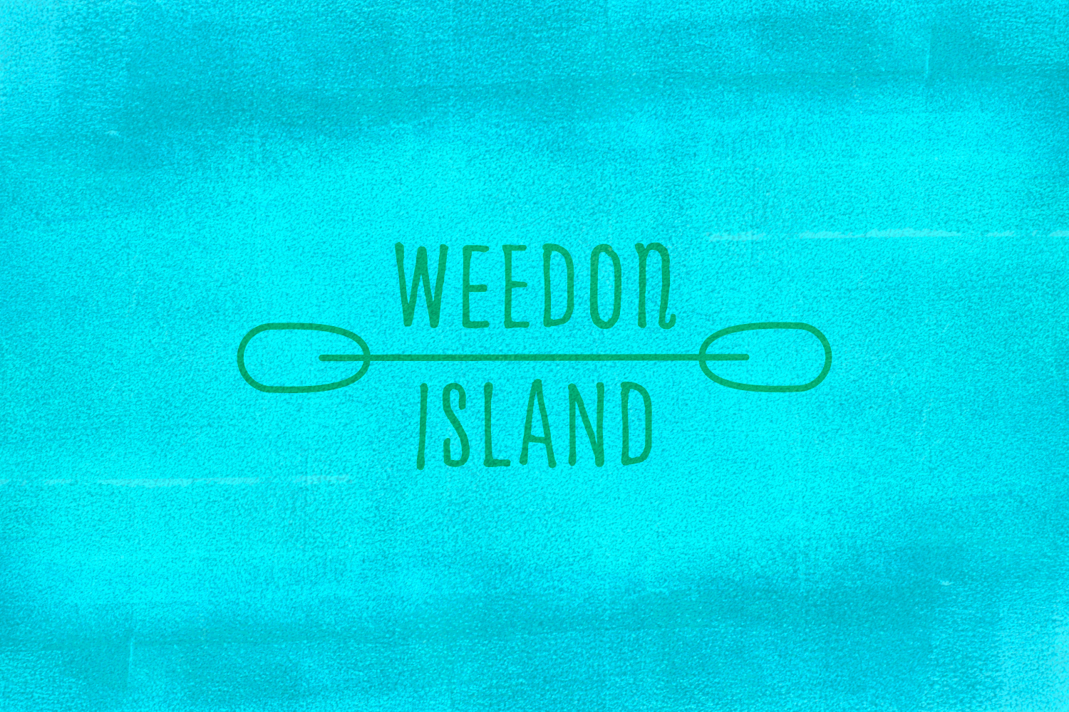 Custom Weedon Island lettering produced on March 28, 2025.