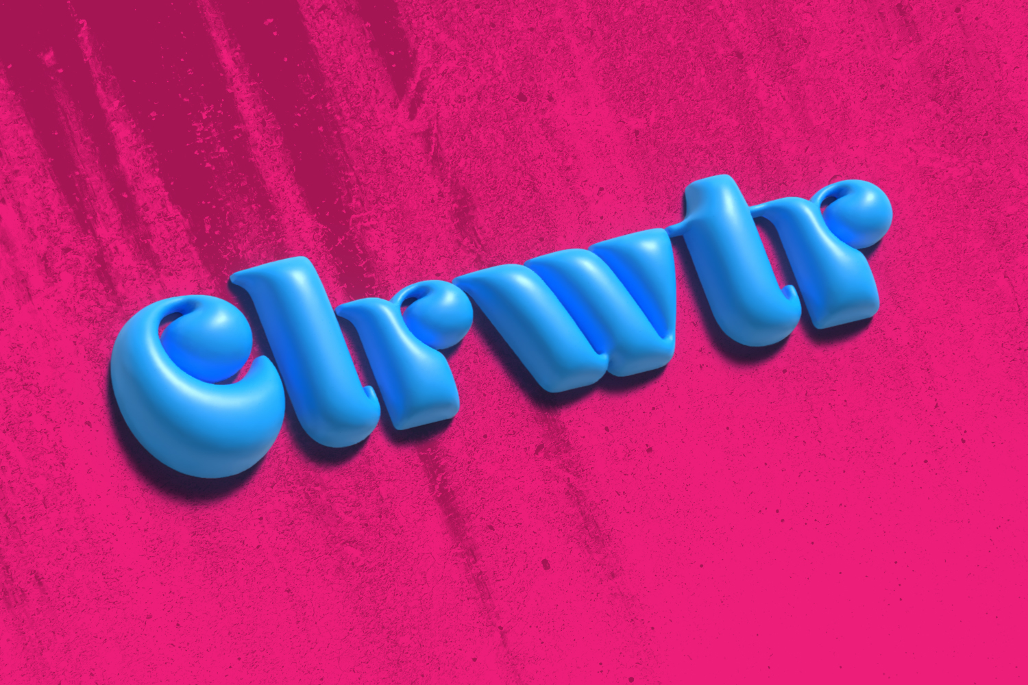 Custom Clearwater lettering produced on April 15, 2025.