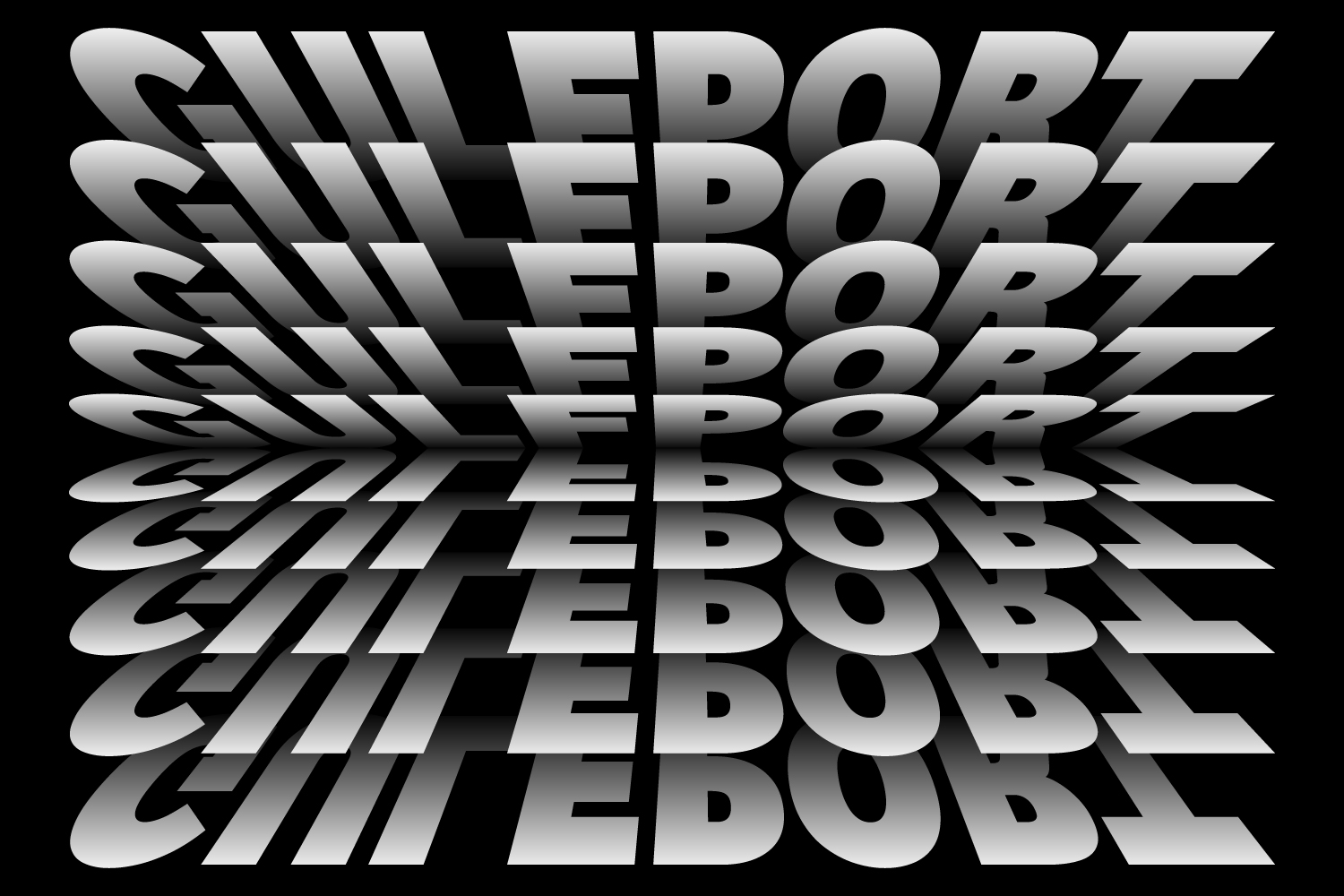 Custom Gulfport lettering produced on April 30, 2025.