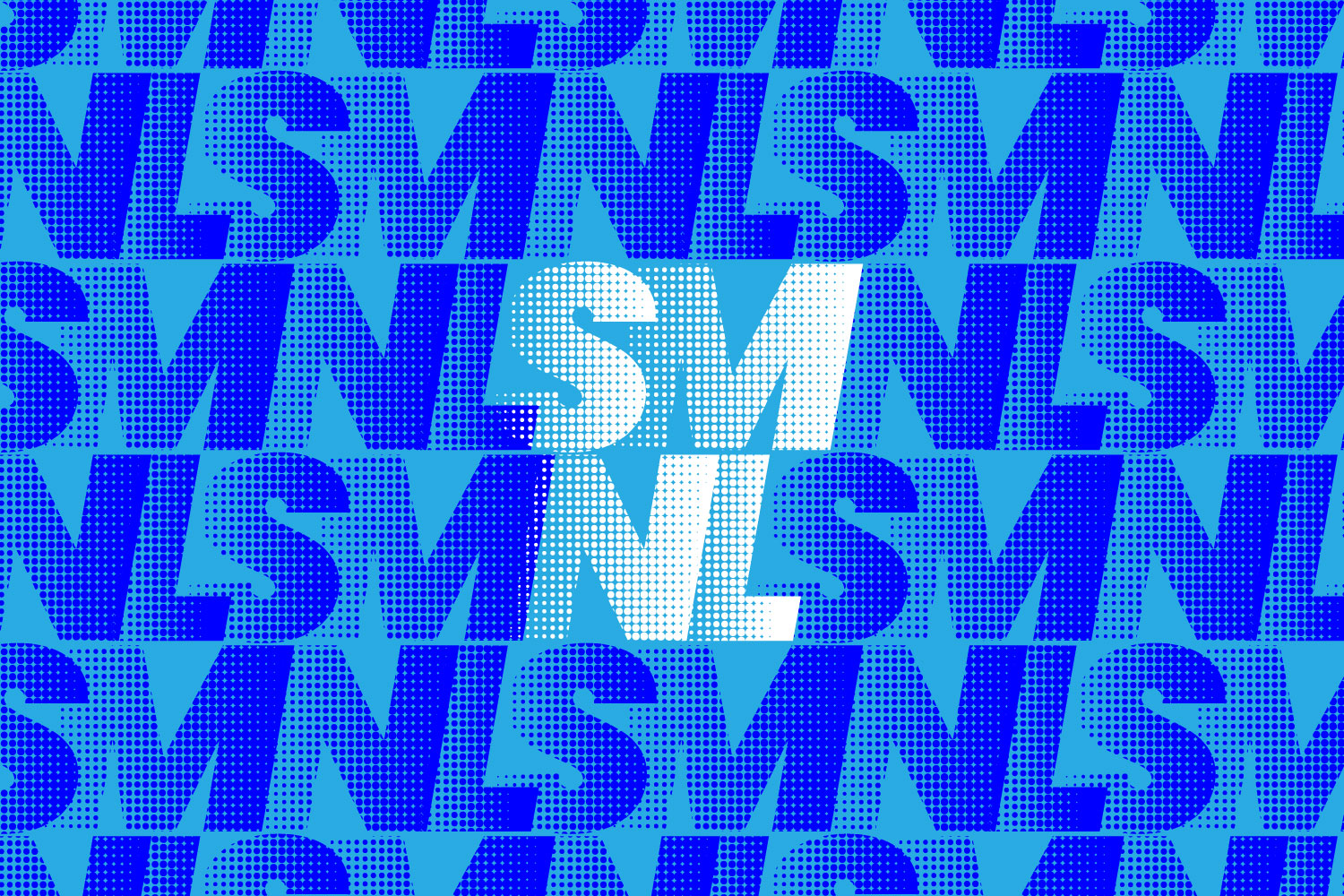 Custom SMNL lettering.