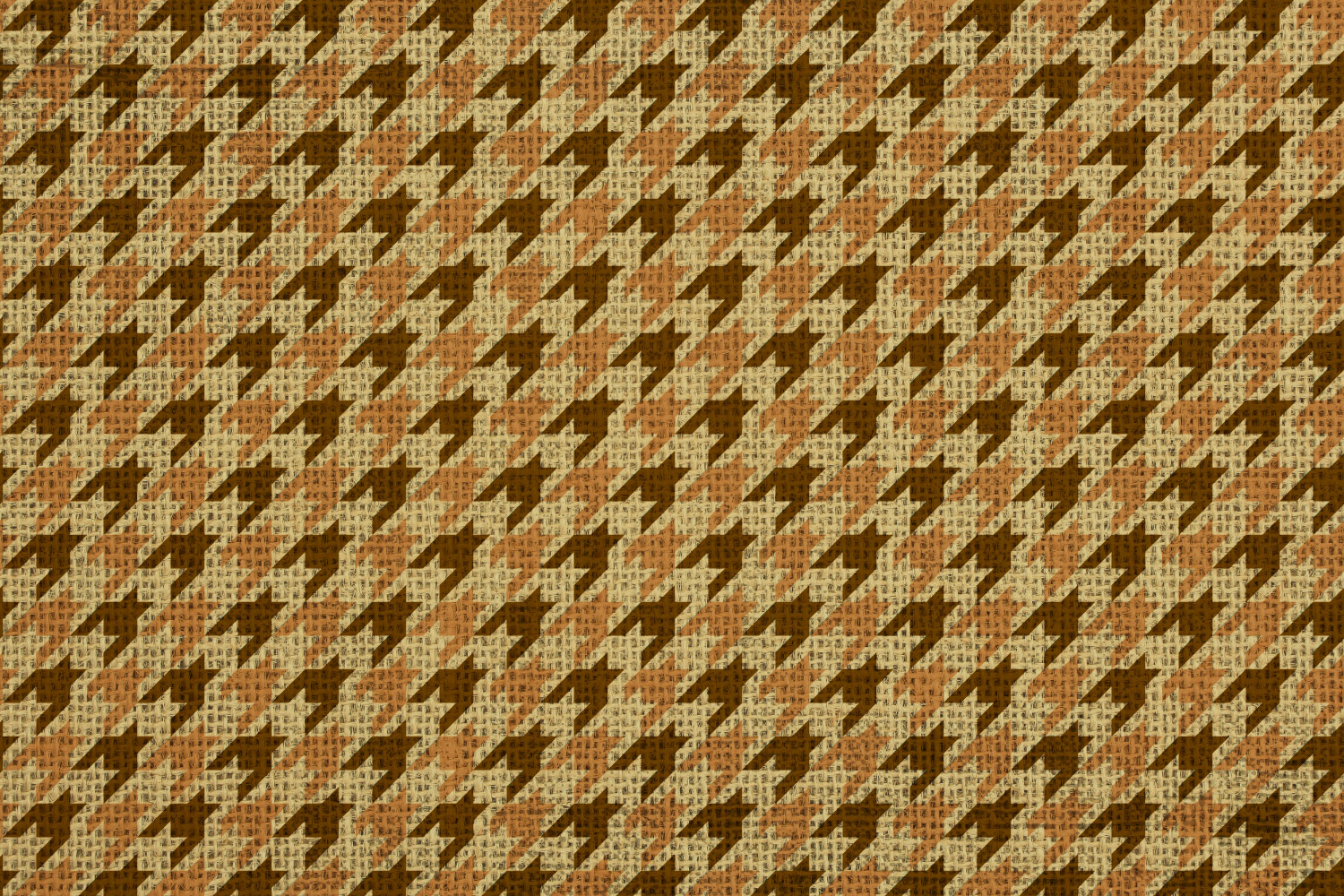 Custom houndstooth pattern.