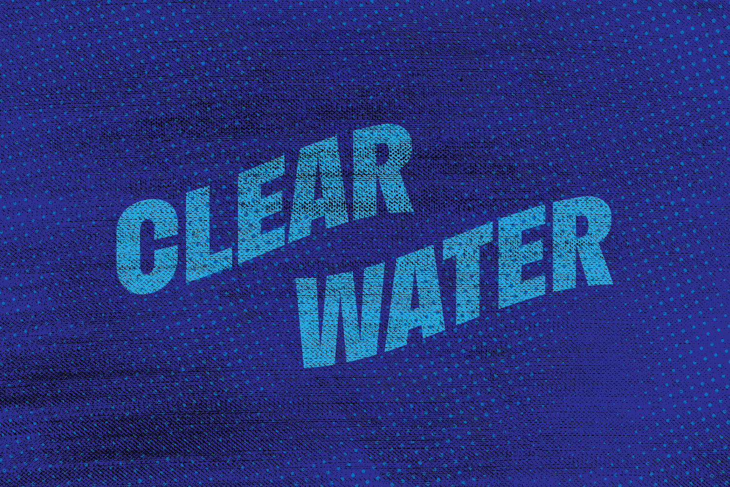 Custom Clearwater lettering.