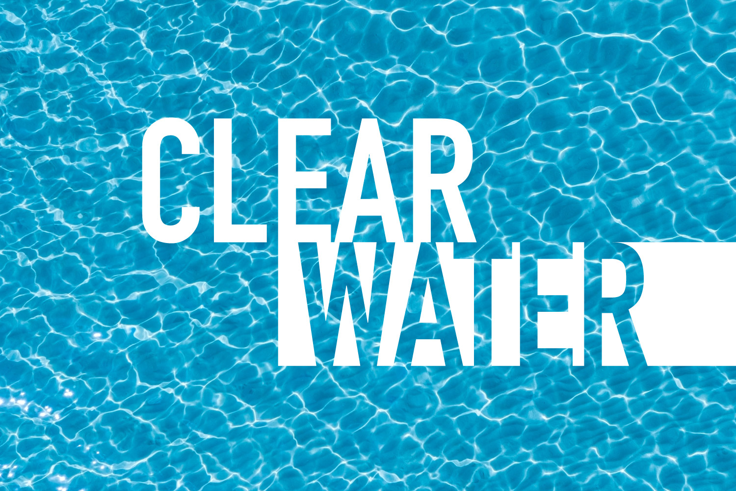 Custom Clearwater lettering.