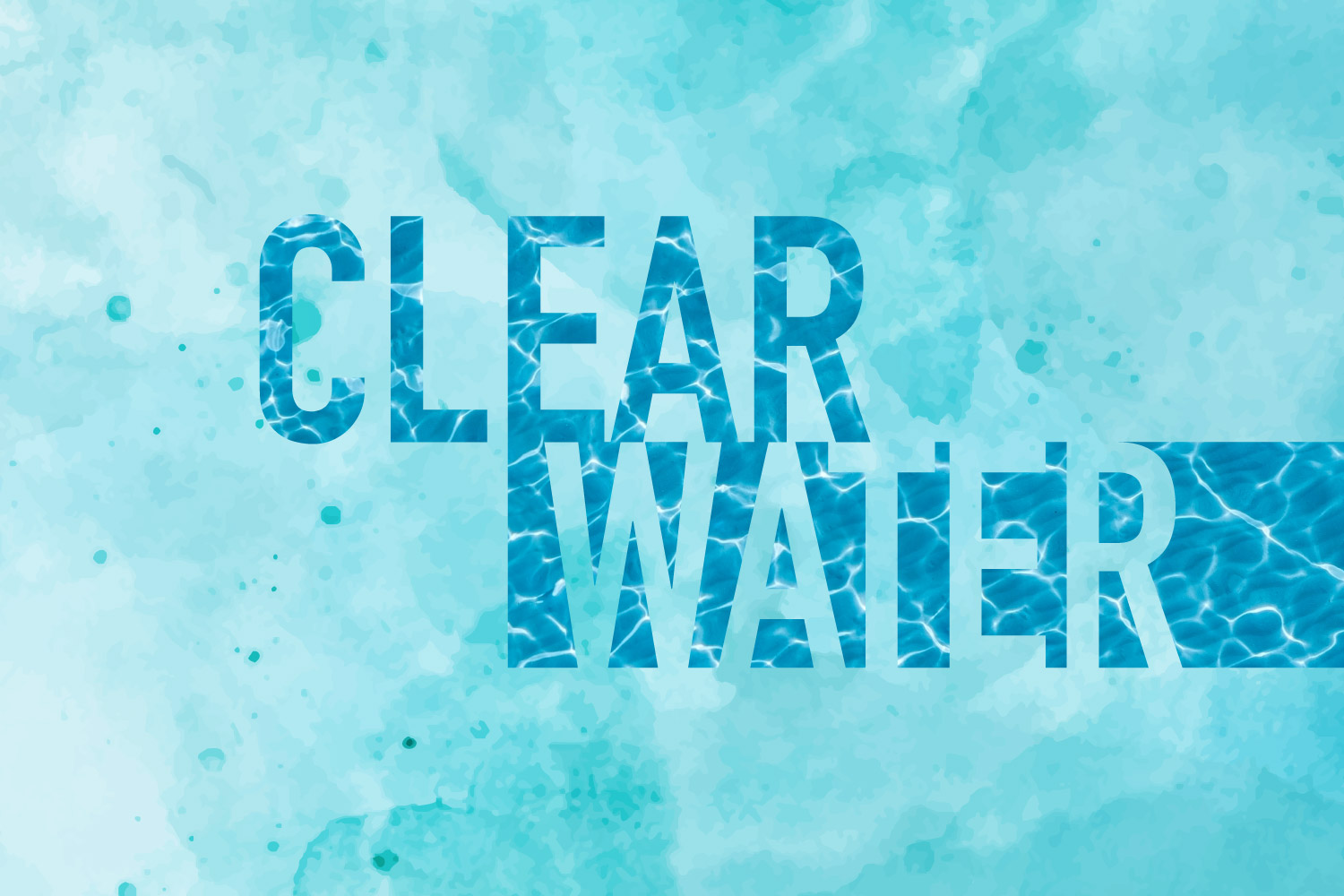 Custom Clearwater lettering.