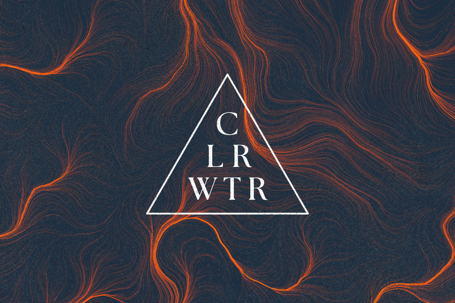 Custom CLRWTR lettering.