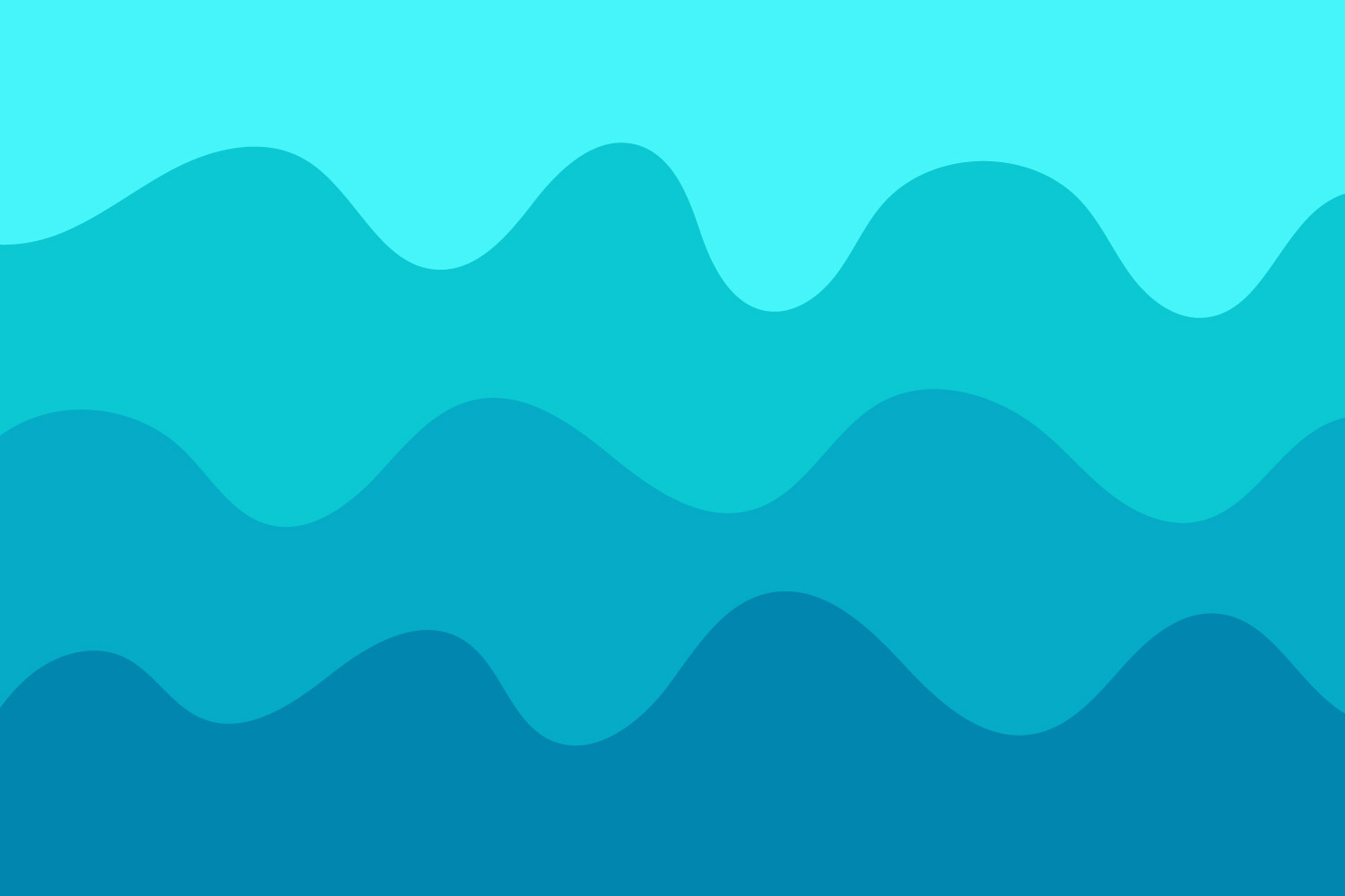 Custom wave illustration.