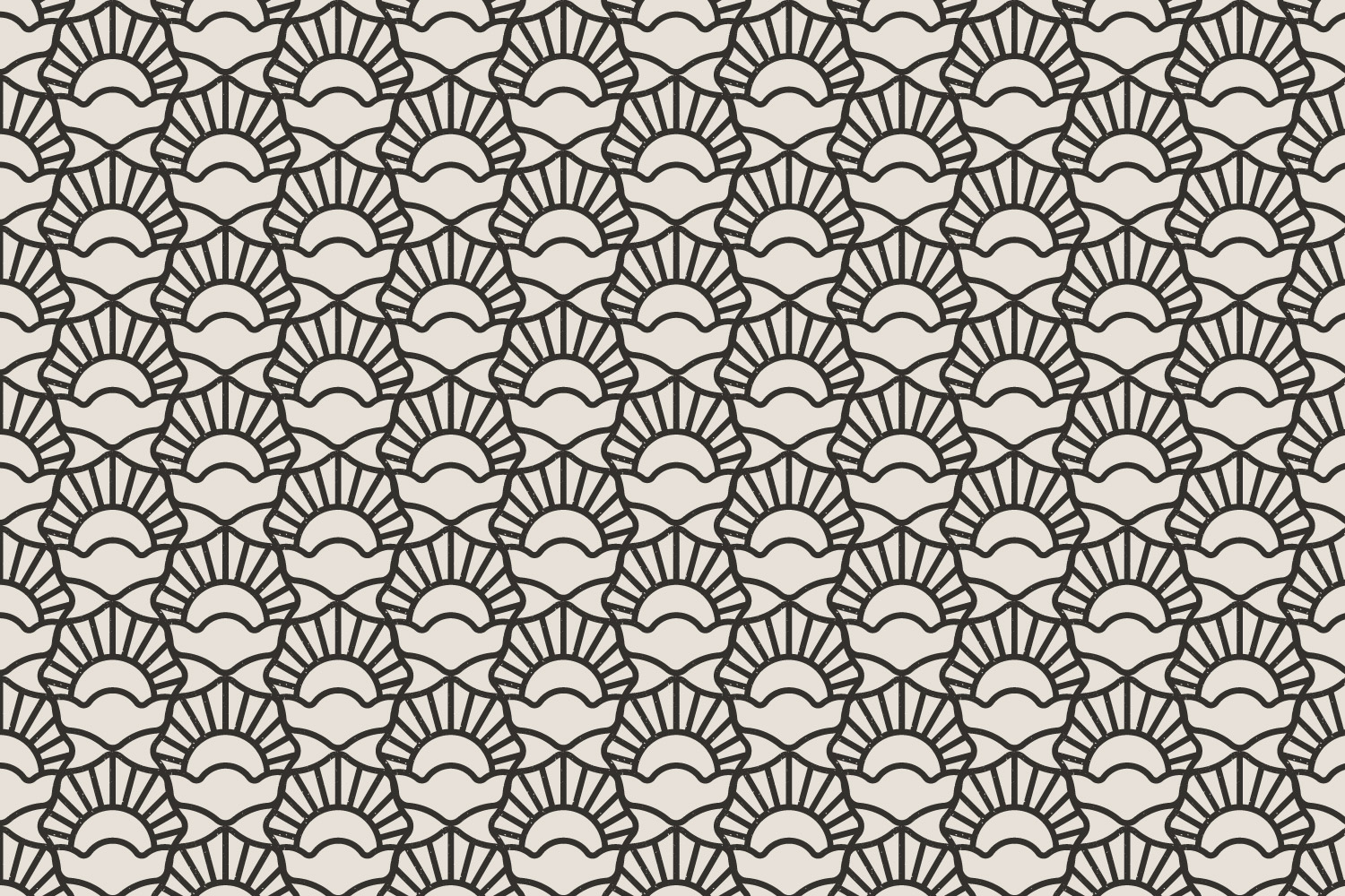 Custom sunshine pattern composition created with Adobe Illustrator.