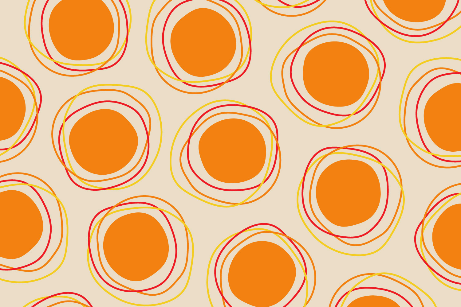 Custom sunshine pattern composition.