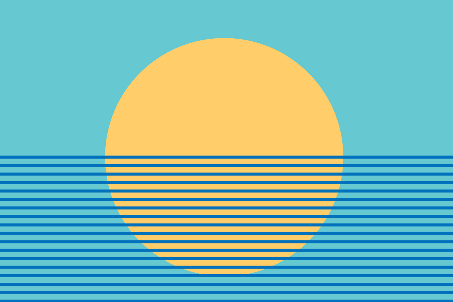 Custom sun composition.