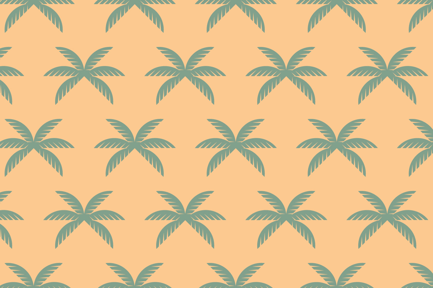 Custom Palm Tree composition.
