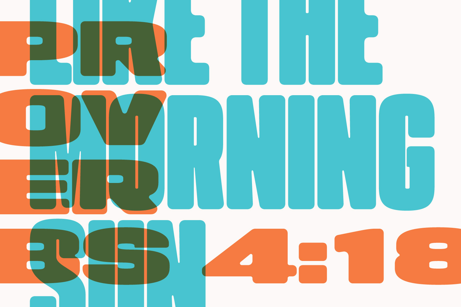 Custom Morning Sun composition.